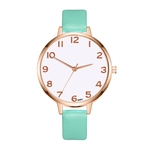 K097-MC Casual Moda Feminina relógio de quartzo Couro Strap Mulheres Quartz Assista