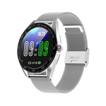 Tela Redonda High-End K7 Pulseira de couro Metal Esporte Moda Smart Watch