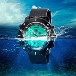 KAK Sports Outdoor Waterproof Waterproof Luminous Alarm Relógio De Pulso Digital Unisex