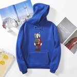 KAWS Unissex dos desenhos animados camisola do Hoodie Combinada boneca Thicken Casal usar solto pulôver