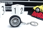 Wheel Rims BBS Tire Wheel Metal Keychain Car Wheel Keychain Key Ring