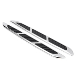 2pcs Carro Exterior capa porta lateral Fluxo Air Vent tampa guarnição Intake Grille Adesivos Decorativos