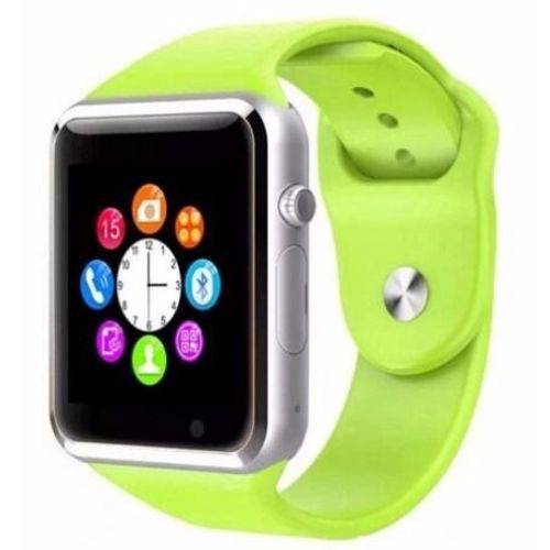 Kit 01 Relógio Smartwatch A1 Touch Bluetooth Gear Chip -Caixa Som