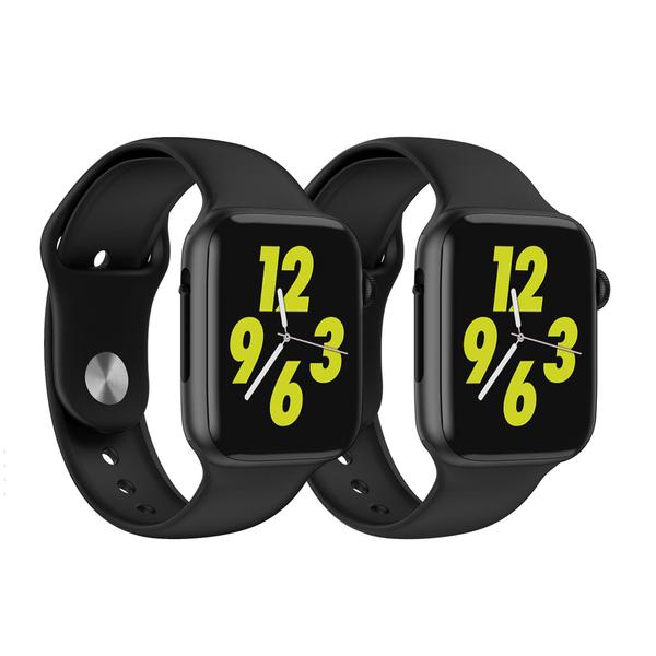 Kit 1 Relógio Inteligente SmartWatch W34 Preto + 1 SmartWatch W34 Preto - Smart Bracelet