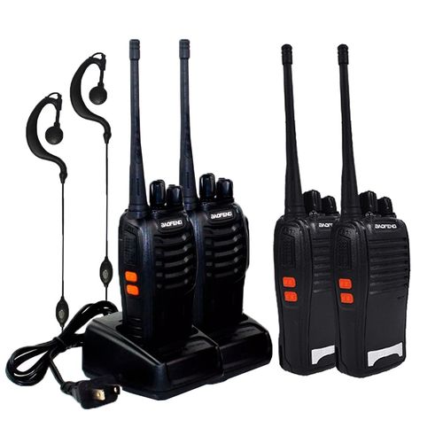 Kit 4 Radio Comunicador Walk Talk Baofeng Bf-777s