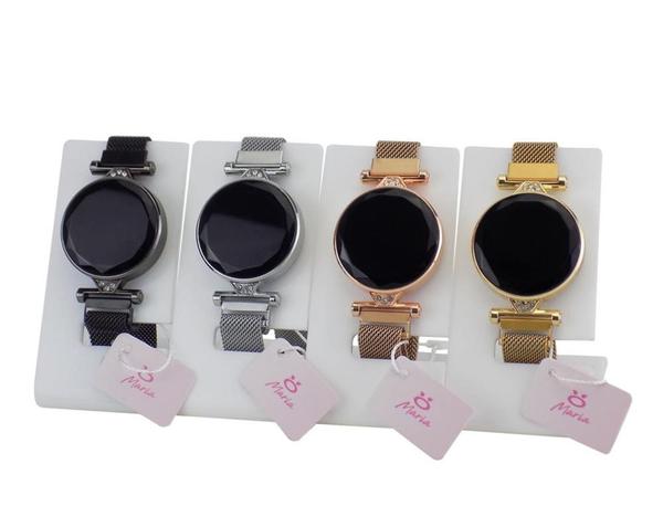 Kit 4 Relógios Feminino Orizom Digital Led Pulseira Aço