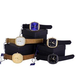 Kit 5 Relógios Masculino Orizom Analógico Dourado e Prata