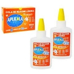 Kit c/ 6 Cola Silicone Liquida 45g Aplicola 10cm - 134625