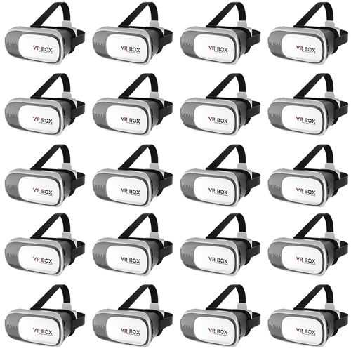Kit com 20 Óculos de Realidade Virtual Vr Box 2.0