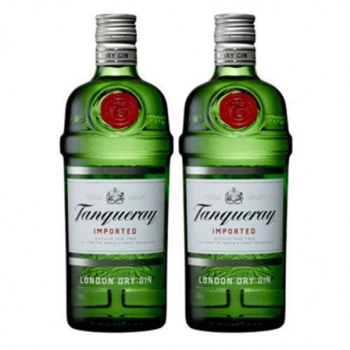 Kit com 2 Gin Tanqueray Dry de 750 Ml Cada