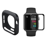 Kit de Proteção Para Apple Watch Série 4 e 5 (44mm) Case + Película de Vidro