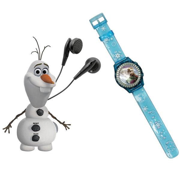 Kit Disney Frozen - Rádio e Relógio Digital Elsa - Candide