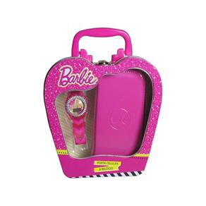 Kit Fantástico Candide Barbie com Relógio + Porta Celular
