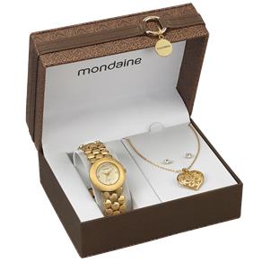 Kit Mondaine Feminino 76302LPMEDM1K.