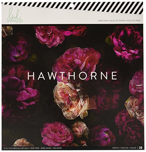 Kit Papéis para Scrap Hawthorne Heidi Swapp 30x30-36 Folhas