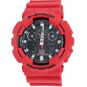 Kit Relógio Casio Masculino G-Shock Ga-100b-4a + Perfume Ferrari Black 125 Ml