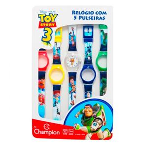 Kit Relógio Champion Troca Pulseiras Toy Story - Dy28005X-Ts