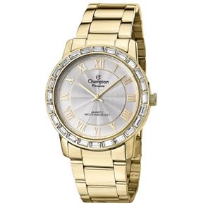 Relógio Champion Passion Feminino Cristais CN28857H - Dourado