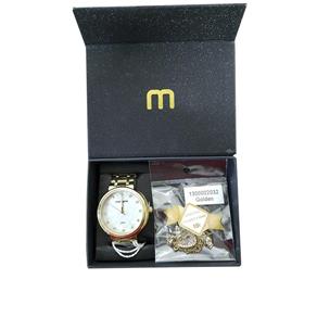 Kit Relógio Feminino Mondaine + Colar e Brincos - 76434LPMVDE6 - Dourado