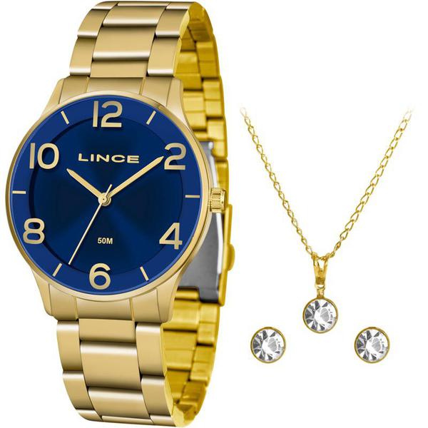 Kit Relógio Lince Feminino Lrg4603l Kw24d2kx