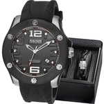 Kit Relógio Magnum Masculino Scubadiver Com Pulseira MA30865C