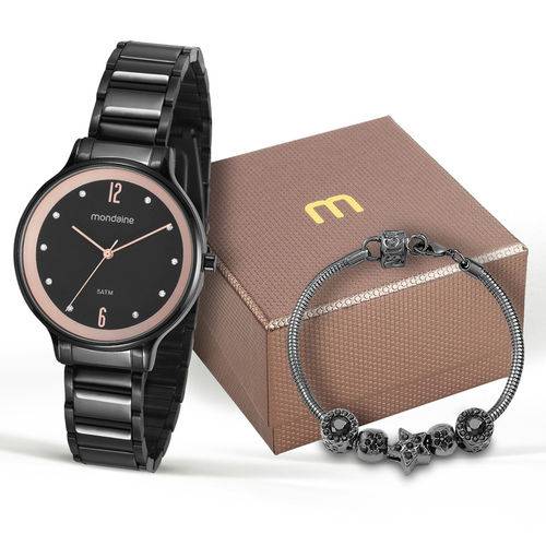 Kit Relógio Mondaine Feminino 53626lpmvpe1k1