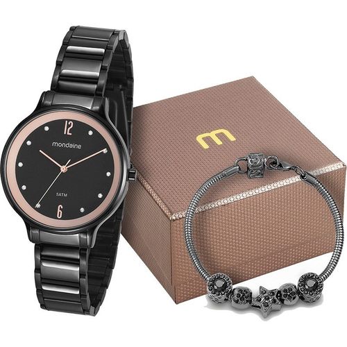 Kit Relógio Mondaine Feminino 53626lpmvpe1k1