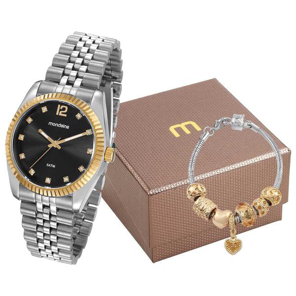 Kit Relógio Mondaine Feminino 99175LPMVBS4K1