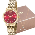 Kit Relógio Mondaine Feminino 99358LPMKDE2K2