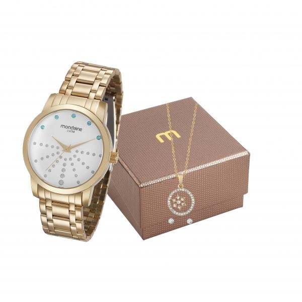 Kit Relógio Mondaine Feminino 99295lpmgde1