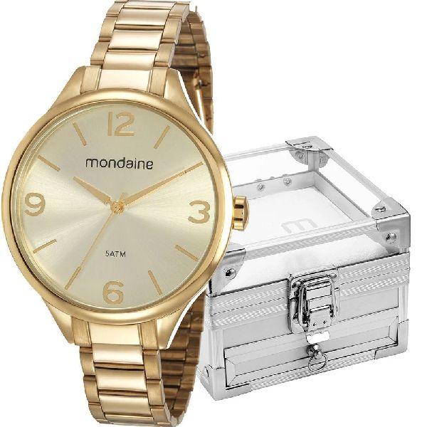 Kit Relógio Mondaine Feminino com Porta Jóias 53740LPMGDE1KZ