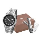 Kit Relógio Mondaine Masculino Canivete 99318G0MGNE1K1