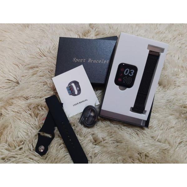 Kit Relógio Smartwhat P70 Pro Original Rose + 2 Pulseiras + Fone Bluetooth - Wf