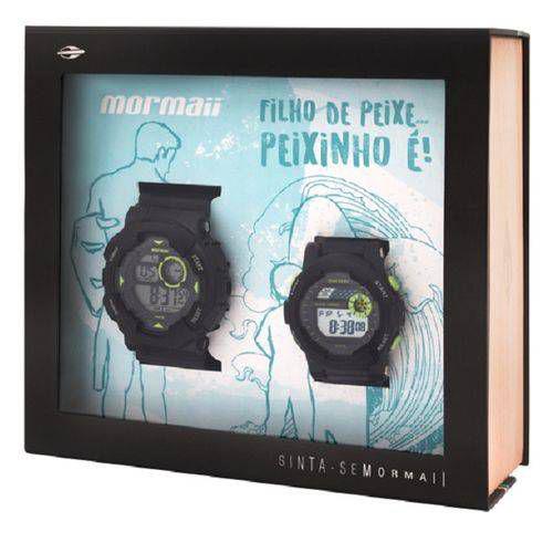 Kit 2 Relógios Mormaii Digital Pai e Filho MO3415/8C - MO9081/8C