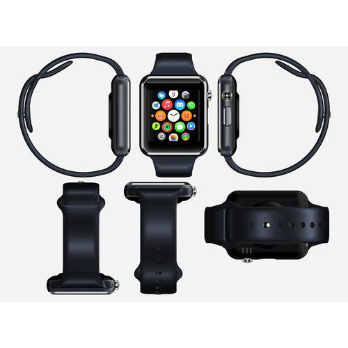 Kit 2 Relógios Smartwatch A1 Original Touch Bluetooth Gear Chip