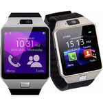 Kit 2 Relógios Smartwatch Dz09 Original Touch Bluetooth Gear Chip