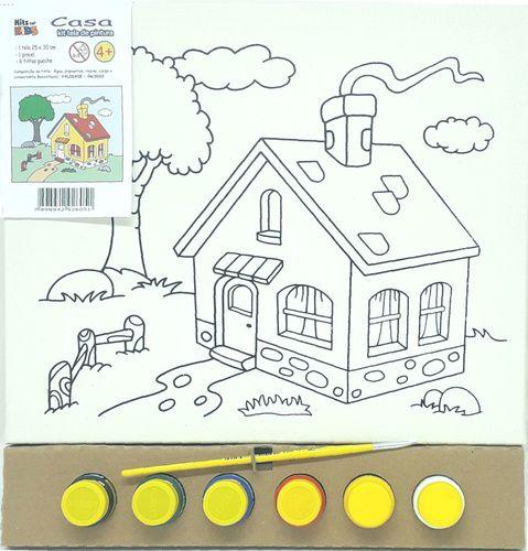 Kit Tela 25 X 30 - Casa - Kits For Kids