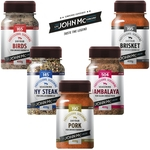 Kit Tempero John Mc Pitmaster Dry Rub Churrasco americano