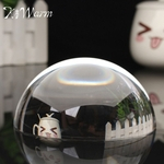 KiWarm Novo 100mm 3.94 \\ "Paperweight Half Sphere Ball Lupas Bola de Cristal de Vidro Transparente para Decoração de Casa Ornamento Artesanato Presentes