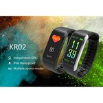 KR02 Cardíacos Modo IP68 impermeável Sports Múltiplas Pulseira inteligente