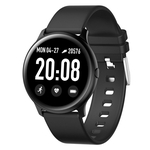 Kw19 Pantalla inteligente impermeable Pulsera Brazalete deportivo Monitorización del ritmo cardiaco