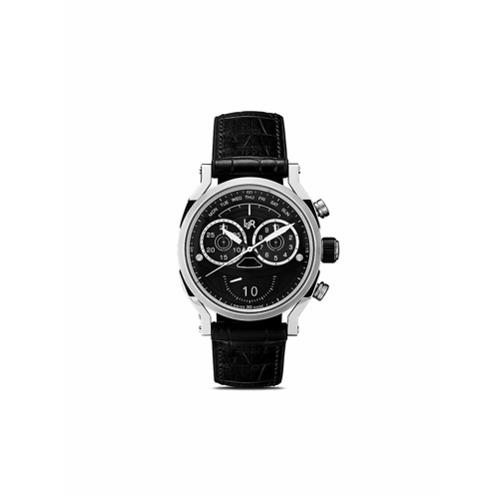 L&Jr Relógio S1303 45 Mm em Aço Inoxidável - BLACK