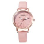 Ladies Creative Leaf Fashion Belt Watch Female Student Quartz Watch