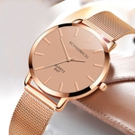 Ladies Watch Rose Gold Stainless Wrist Watch Women Bracelet Watches