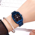 Amyove Lovely gift Mulheres Student estrelado Praça Waterproof Assista Dial All Jogo de pulso