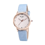 Lady Flower Rhinestone relógio de quartzo PU Leather Strap Analog Pin Buckle Relógio de pulso Casual