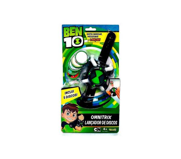 Lançador de Discos - Ben 10 - Omnitrix - Sunny