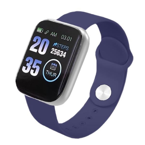 Lançamento - Relógio Smartband LH719 Smartwatch Android e IOS, Bluetooth e Notificações - Azul - D Smart