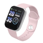 Lançamento - Relógio Smartband LH719 Smartwatch Android e iOS, Bluetooth E Notificações - Rosa
