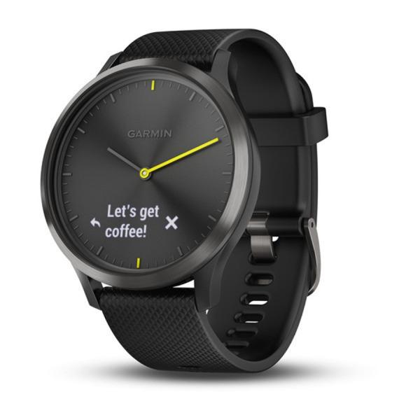 Lançamento Vívomove Hr Sport - Preto - Relógio Híbrido Grande - Garmin